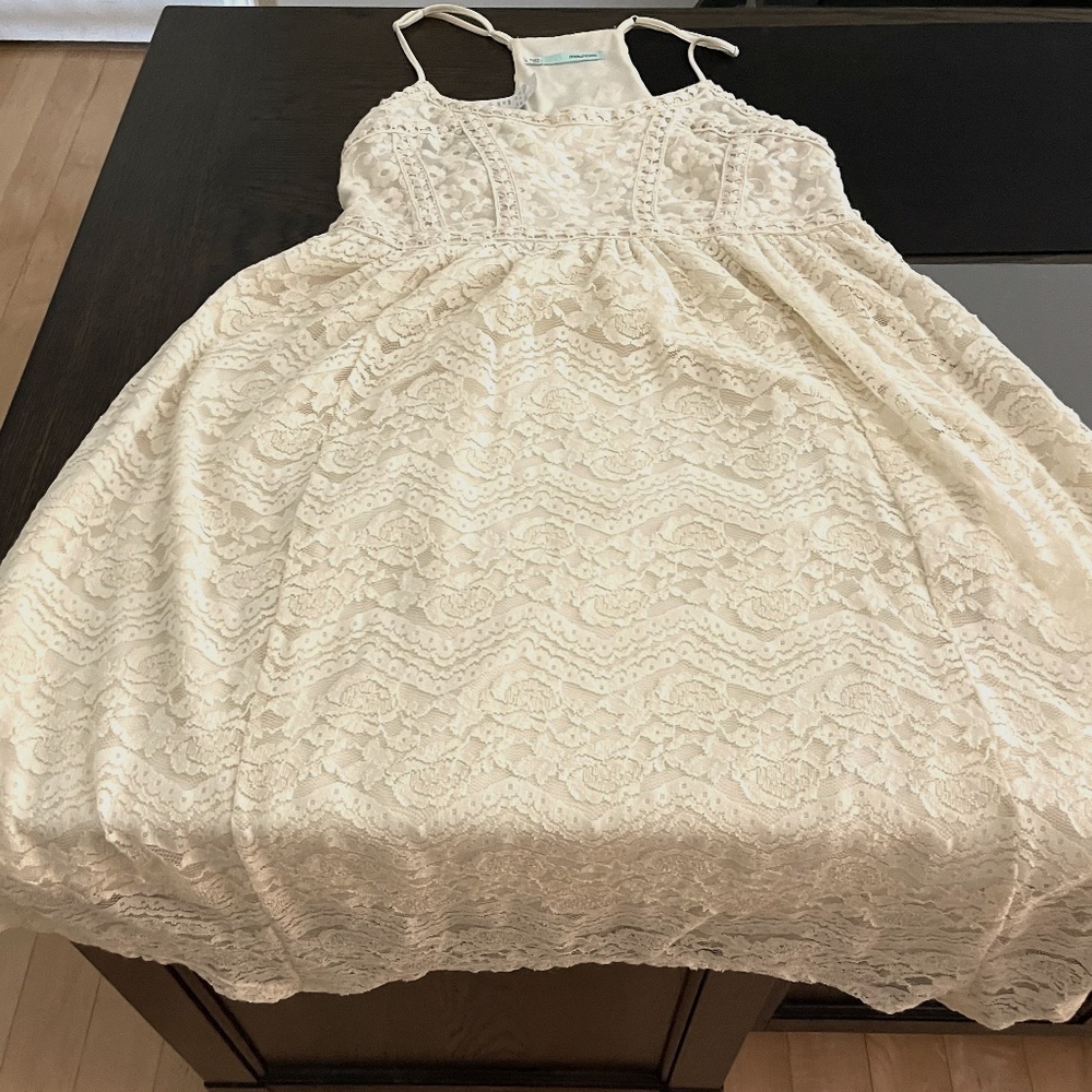 Maurices Cream NWT Dress L